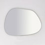 Hanah Home Espejo Transparente Amorphous 90x70 cm, 100% MDF, Moderno, Ideal para Hogar y Hoteles